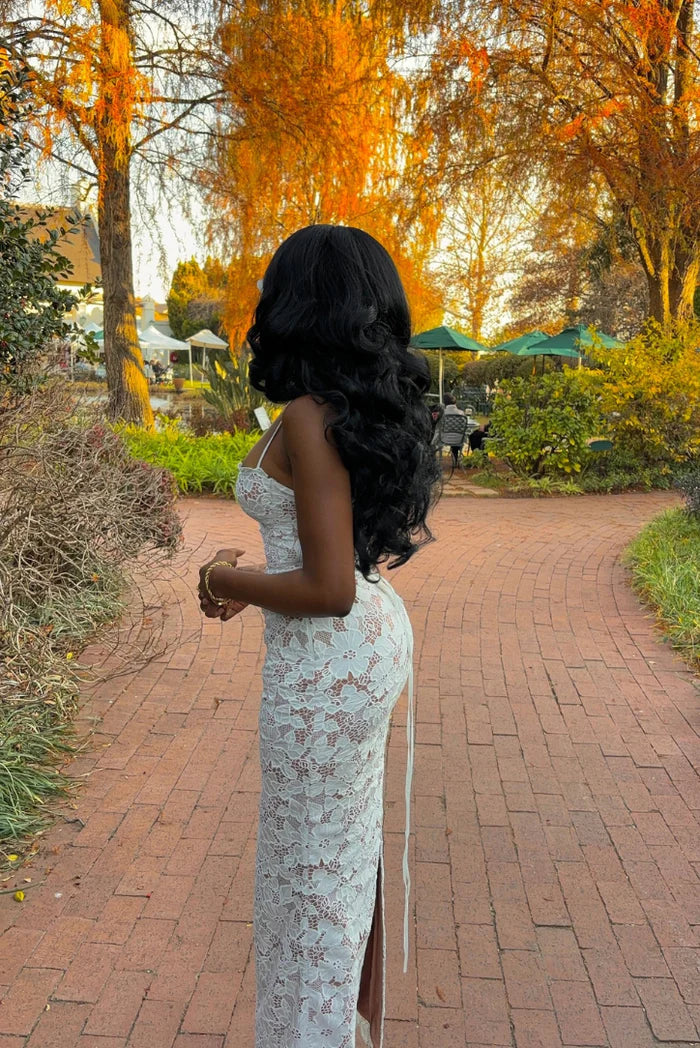Polly | Spitzen-Maxikleid