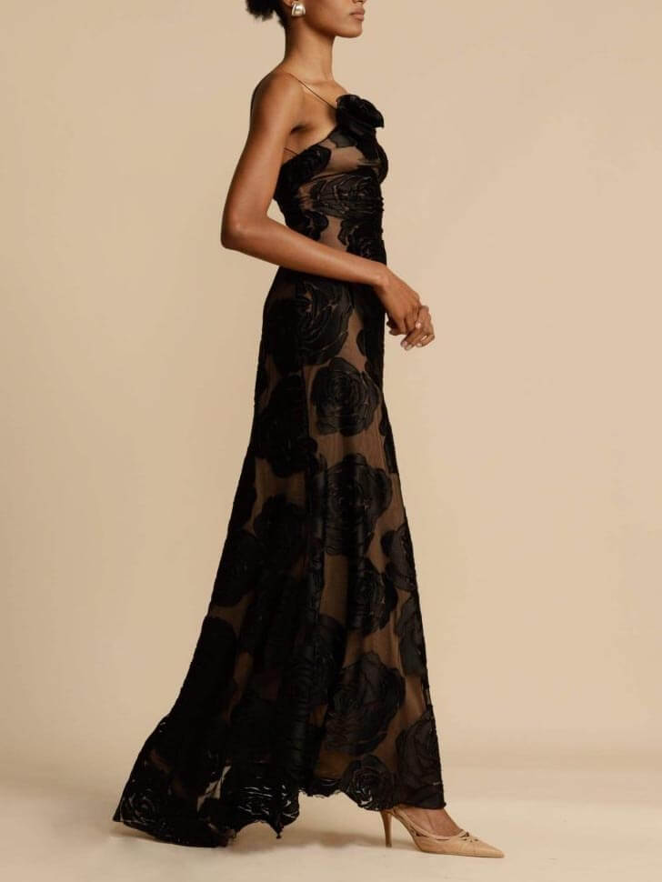 Sara | Blumen-Maxikleid