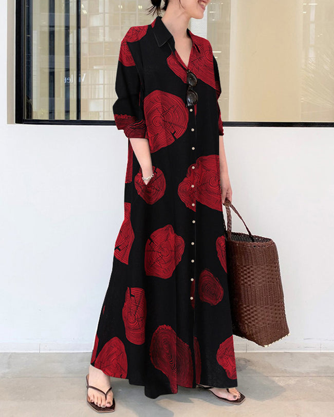 Jayla | Kleid mit Kontrastdruck