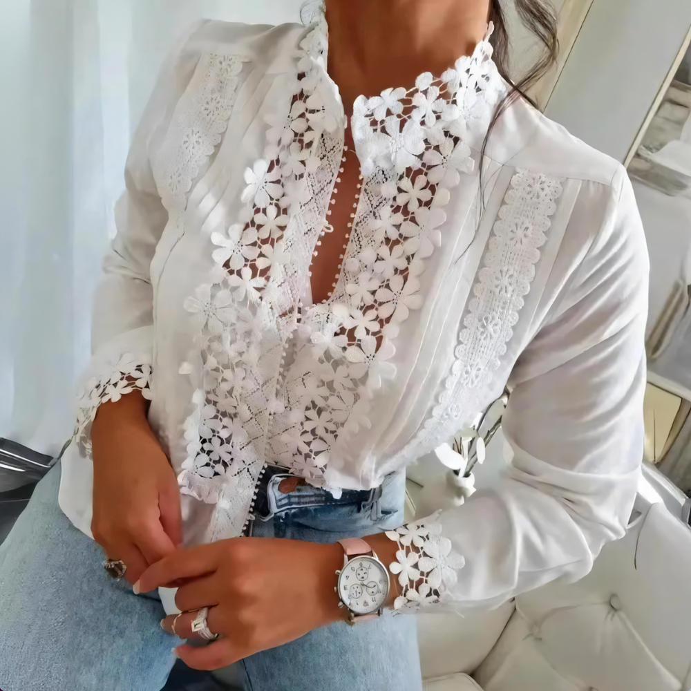 Sara | Bluse mit Blumenmuster