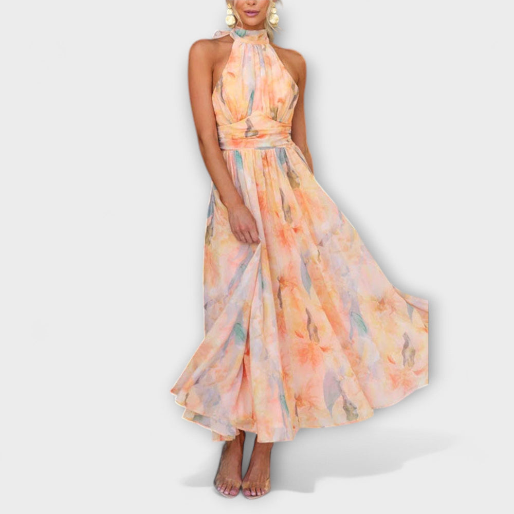 Elettra | Maxikleid mit Neckholder