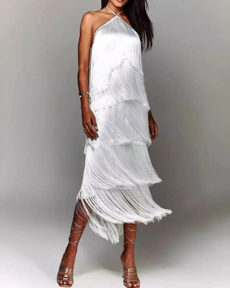 Adena | Quastenkleid der Eleganz