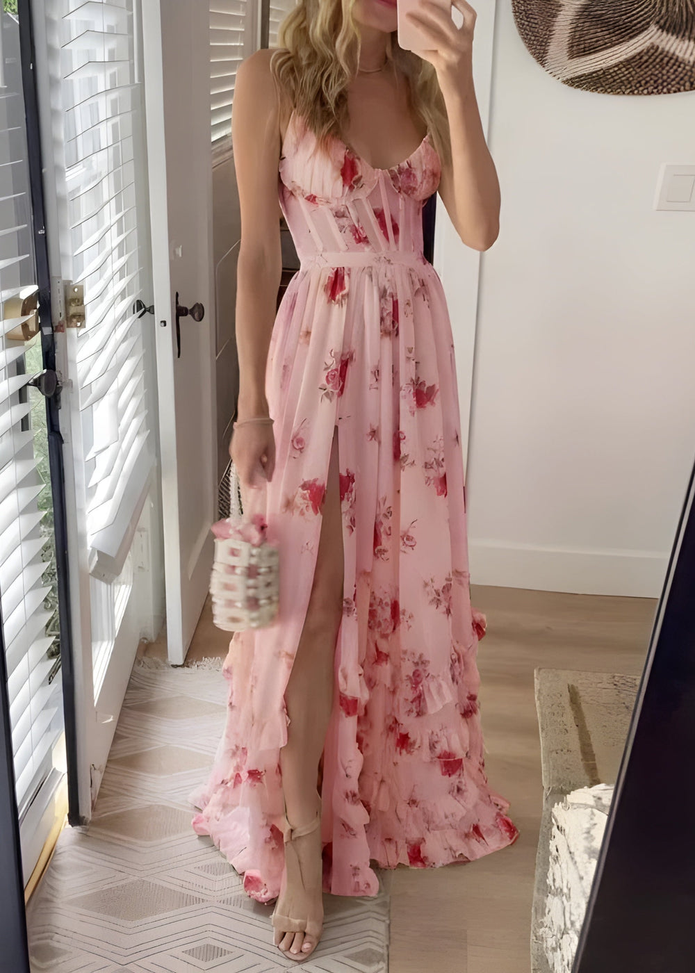 Esmee | Langes Blumenkleid