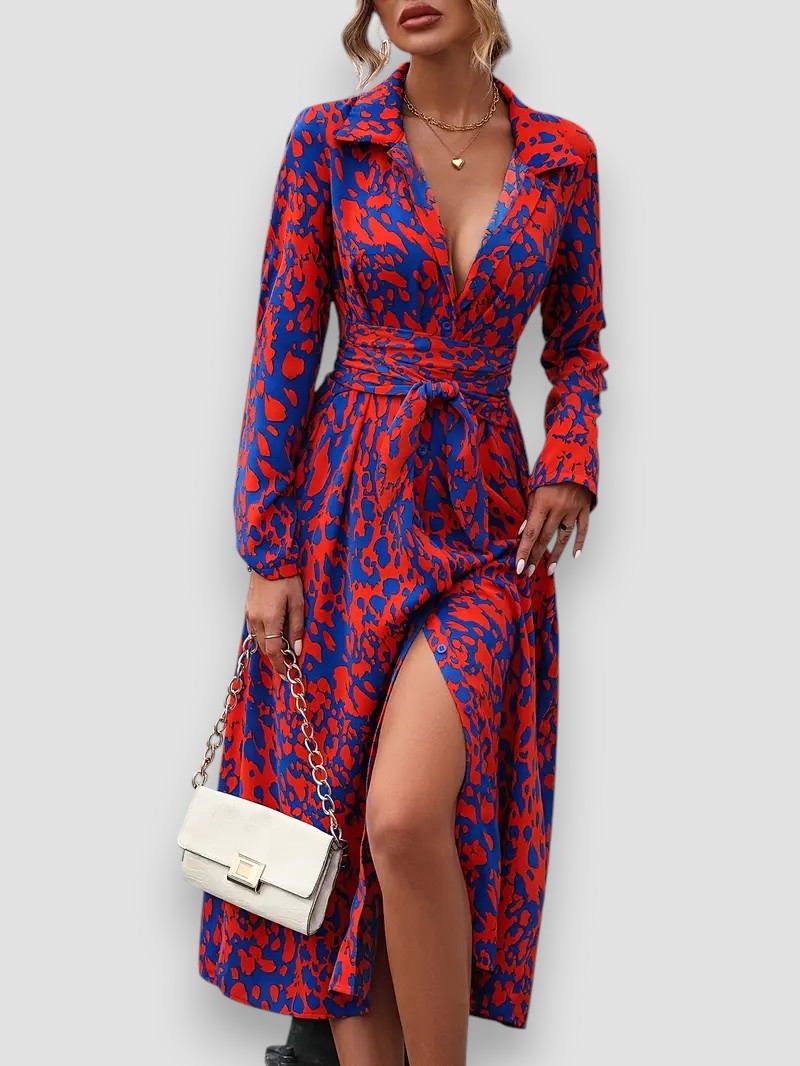 Francesca | Kleid mit V-Ausschnitt