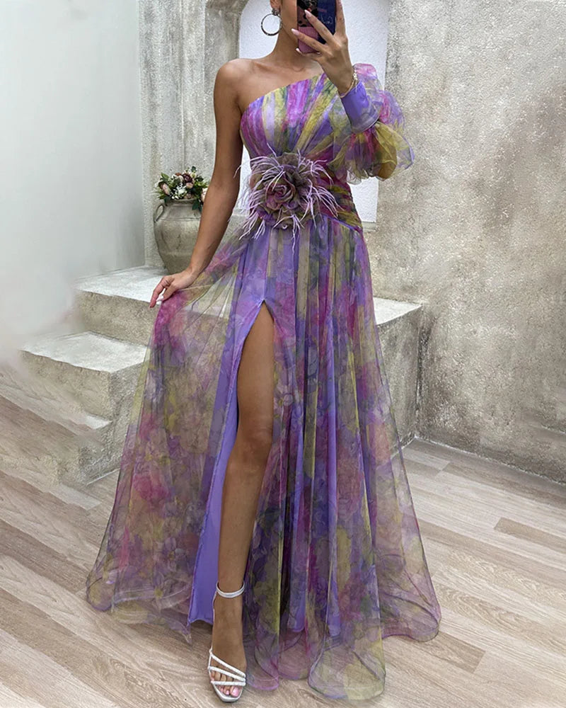 Cecilia | Elegantes Kleid mit Schlitz