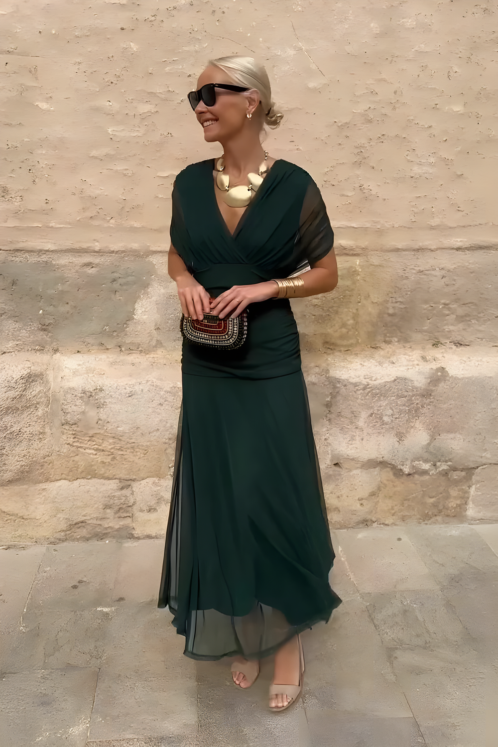 Selma | Blumenprint-Kleid der Leichtigkeit