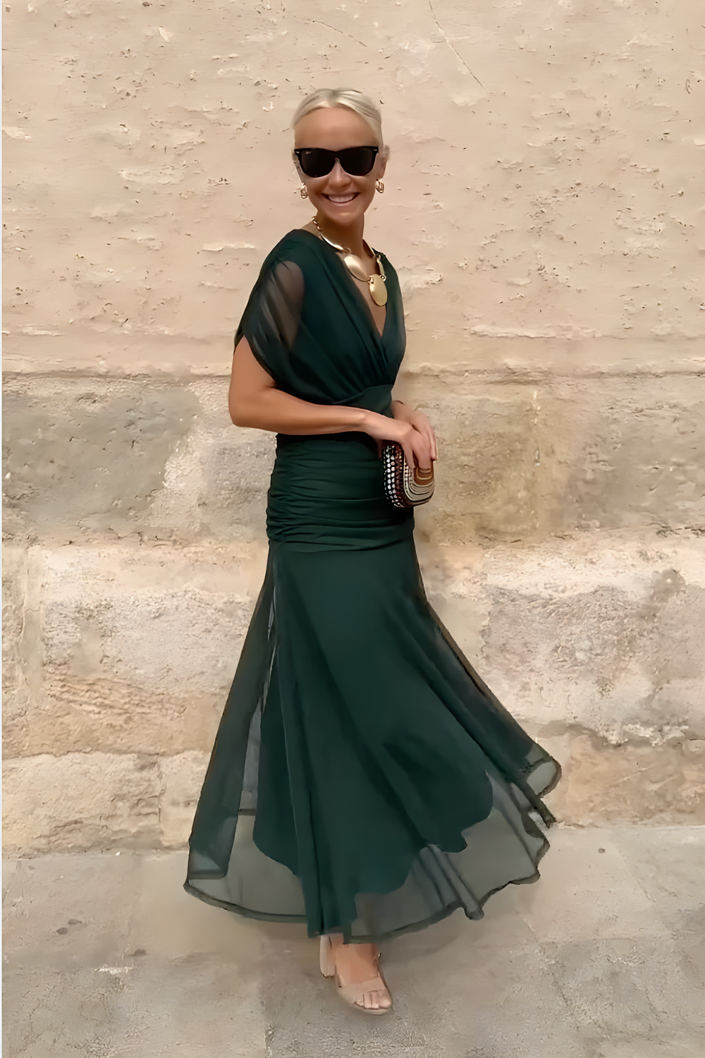 Selma | Blumenprint-Kleid der Leichtigkeit