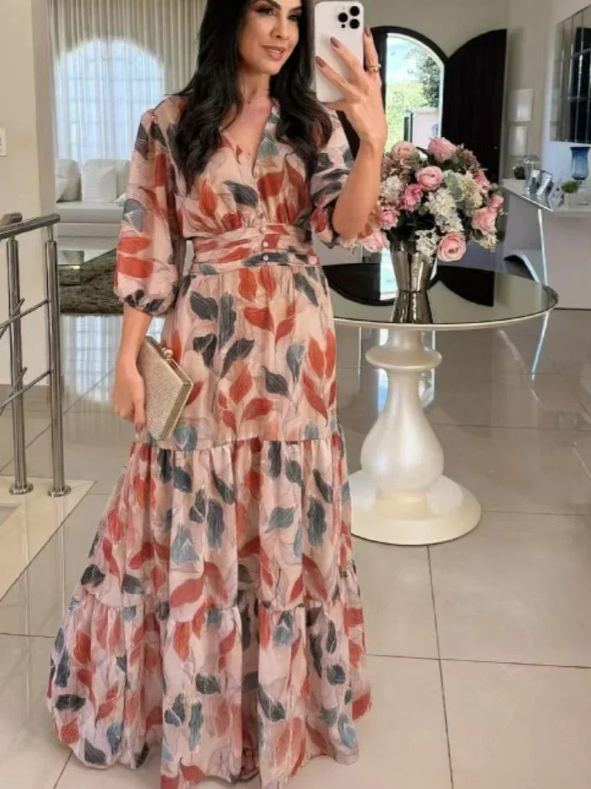 Elodie | Kleid Mit Gestreifter Eleganz