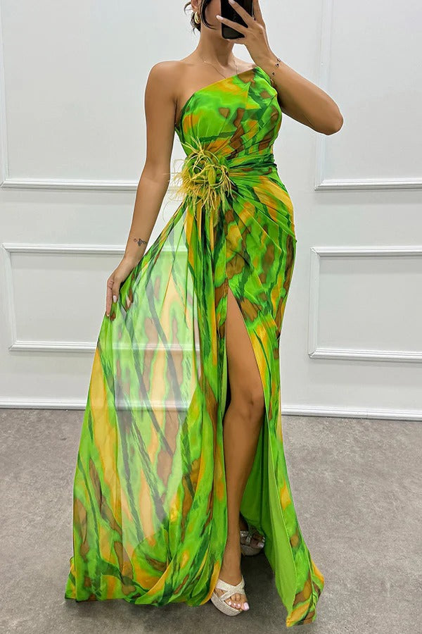 Naomi | Lebendiges Maxikleid