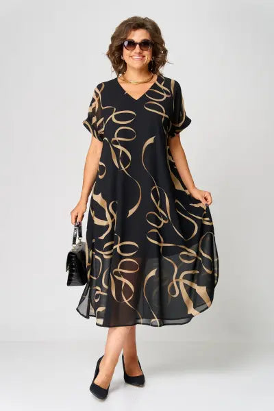 Wilhma | Oversized Chiffonkleid