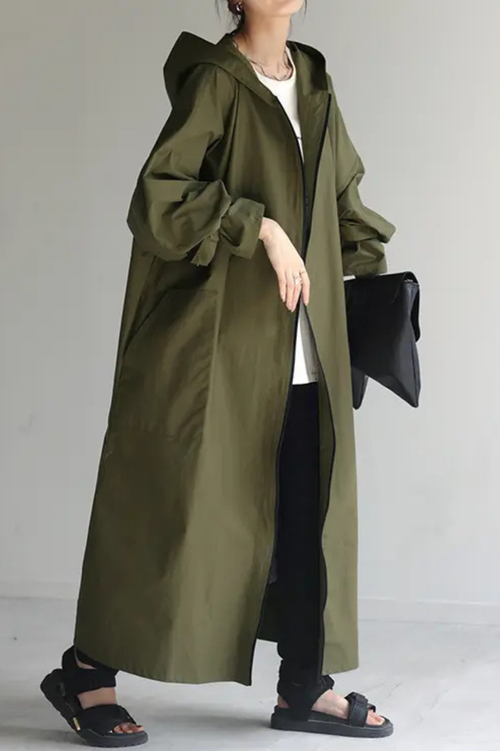 Dolly Stilvoller Trenchcoat | Oliv