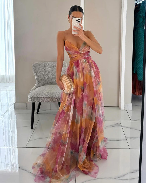 Elanisse | Atemberaubendes Floral Maxikleid