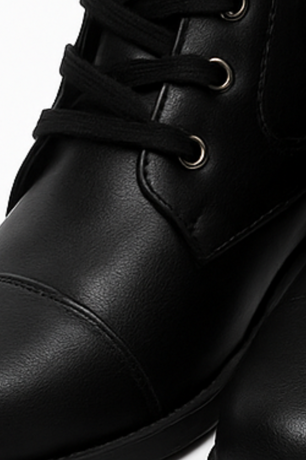 Miya Lederstiefel mit Reißverschluss | Schwarz