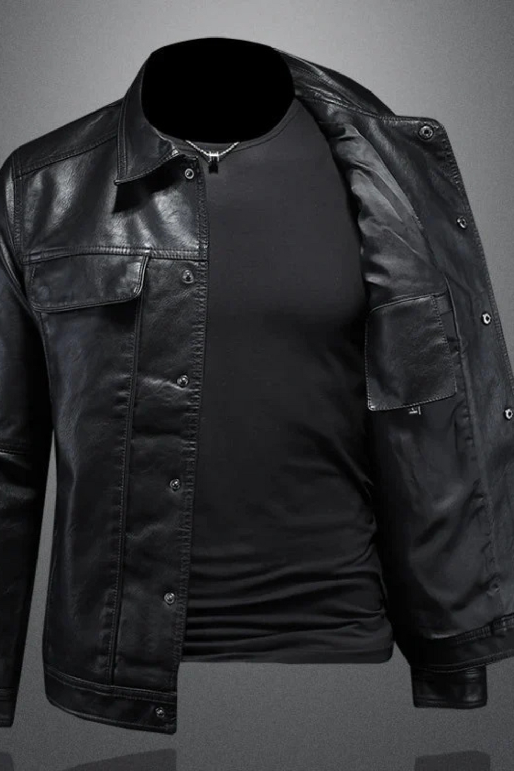 Robin Rider Lederjacke | Schwarz