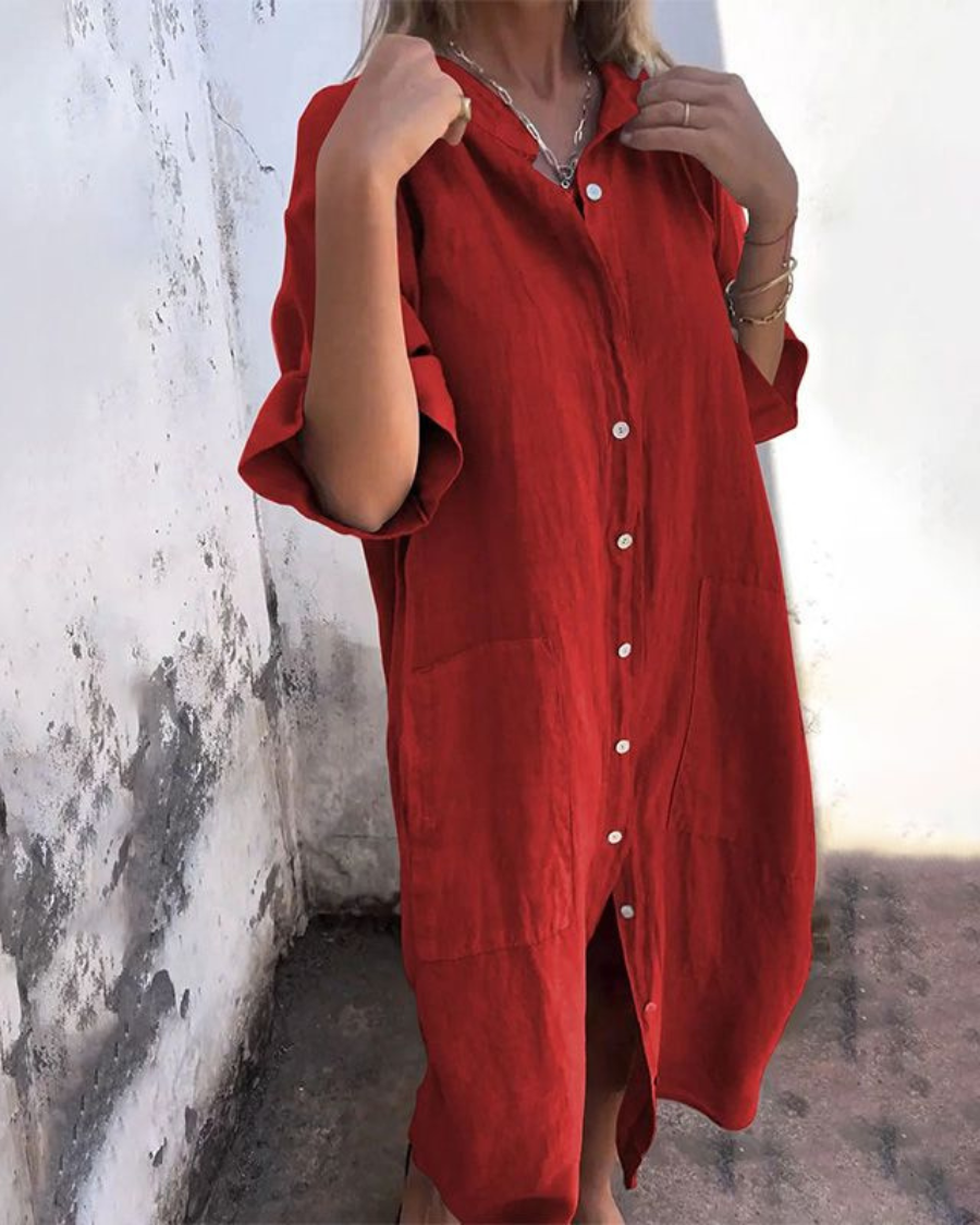 Azalea | Lässiges Hemdkleid