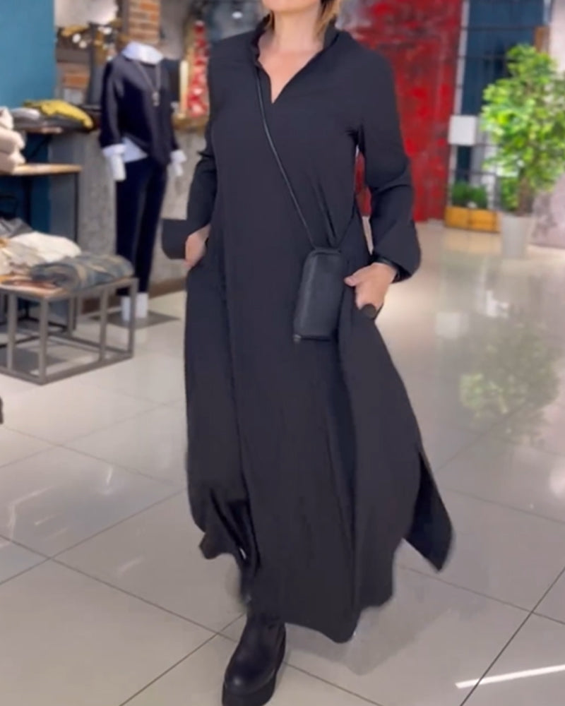 Brandy | Bequemes Kleid mit Schlitzen