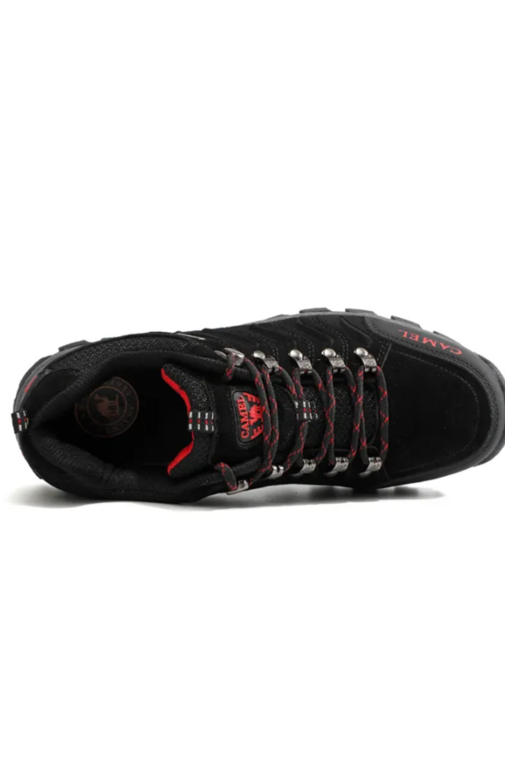Amelio Innovative Wanderschuhe | Schwarz Rot