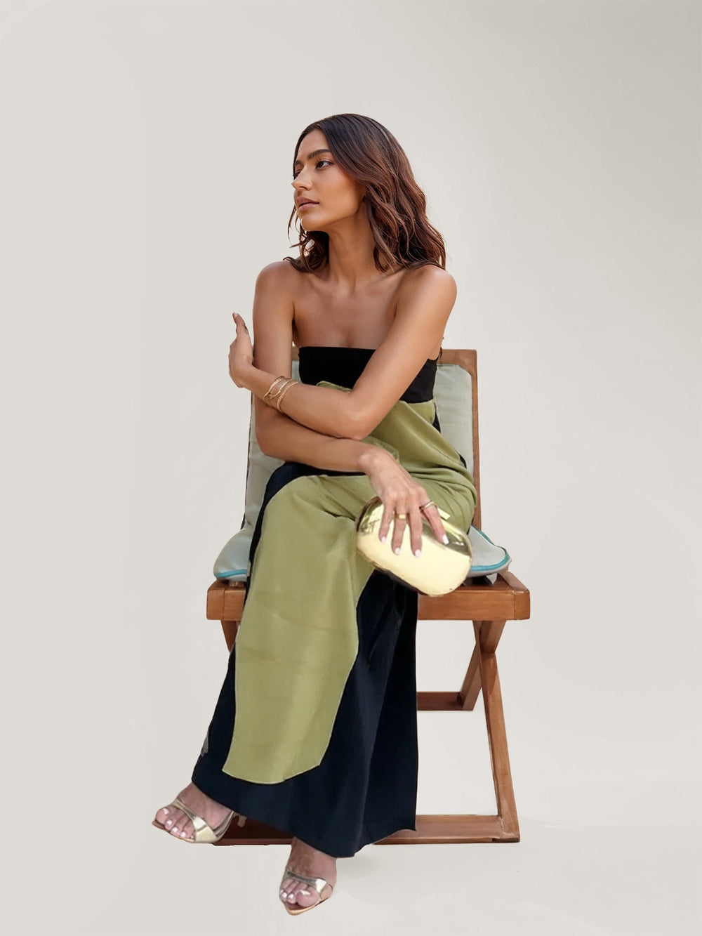 Elvara | Kleid mit abstraktem Blumenmuster