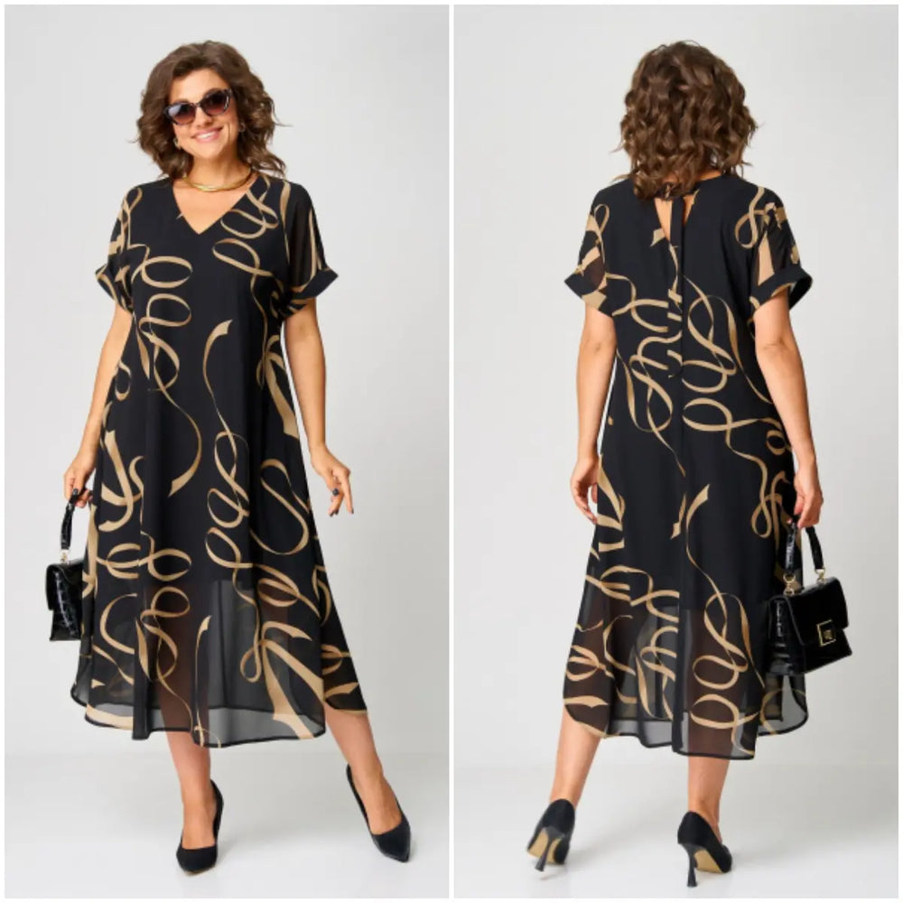 Wilhma | Oversized Chiffonkleid