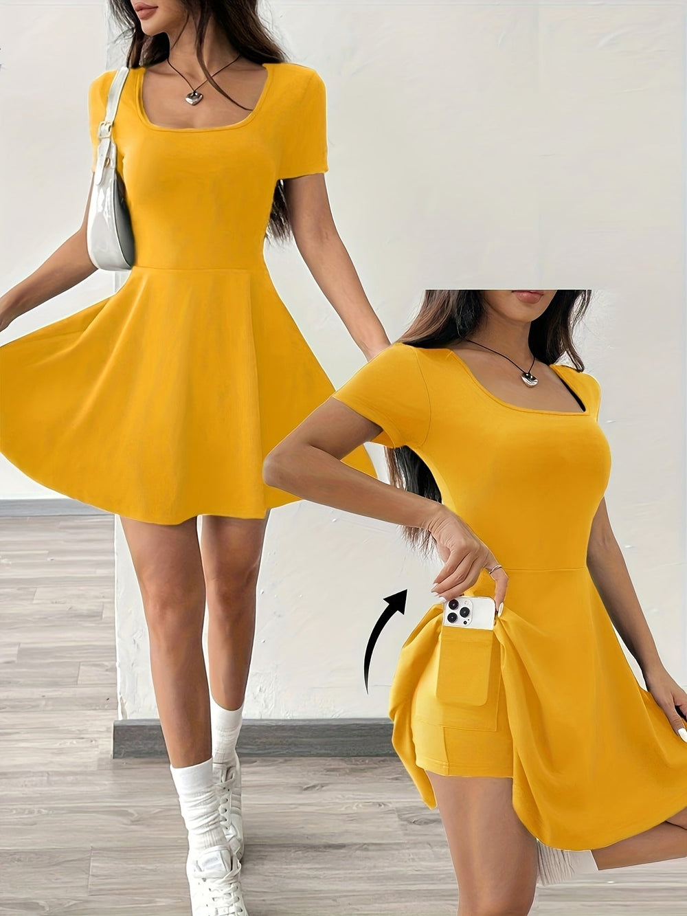 Sculpt & Soft Bandeau Mini-Kleid