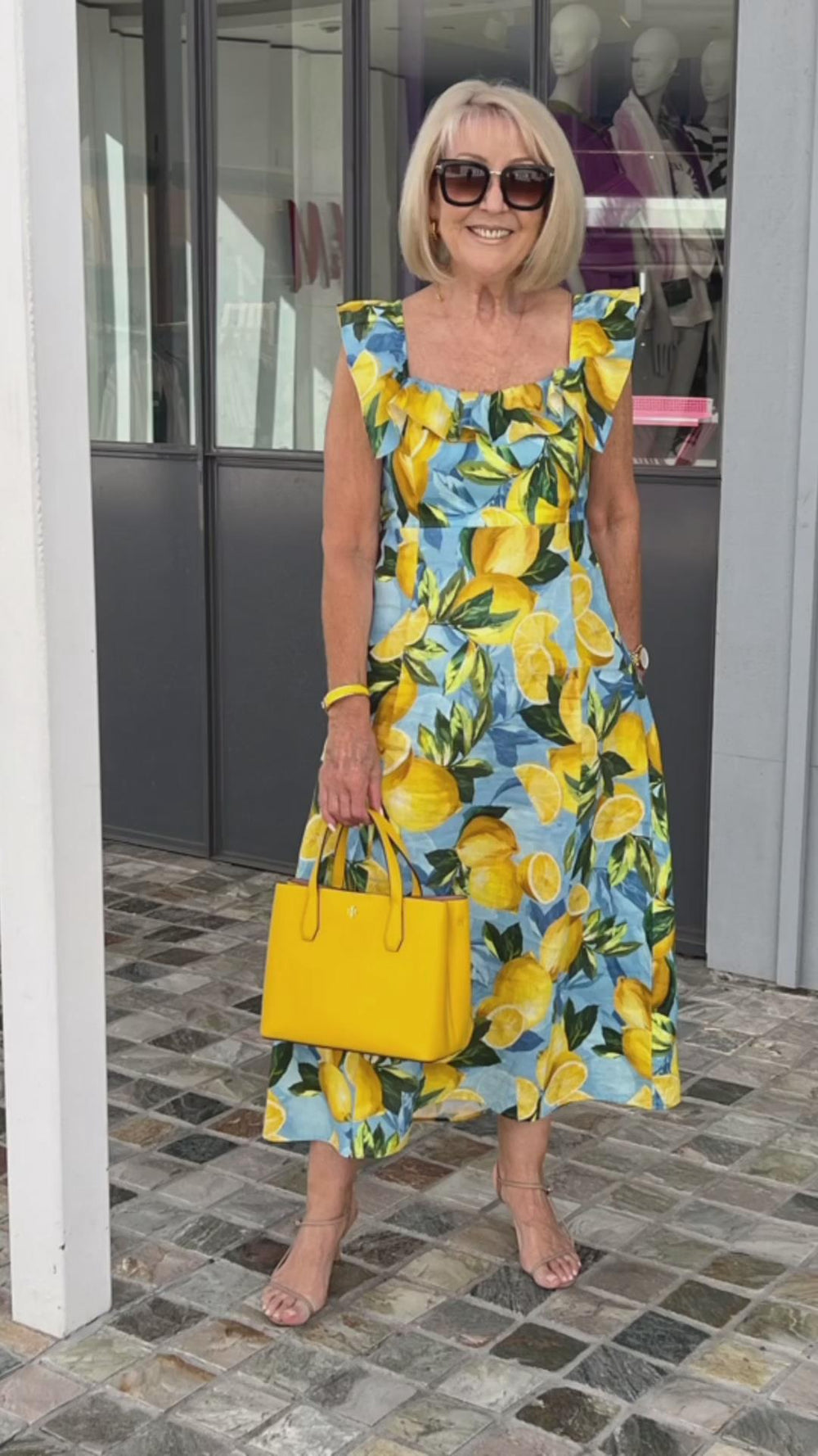 VanDeZaar | Limón | Sommerkleid mit Zitronenprint