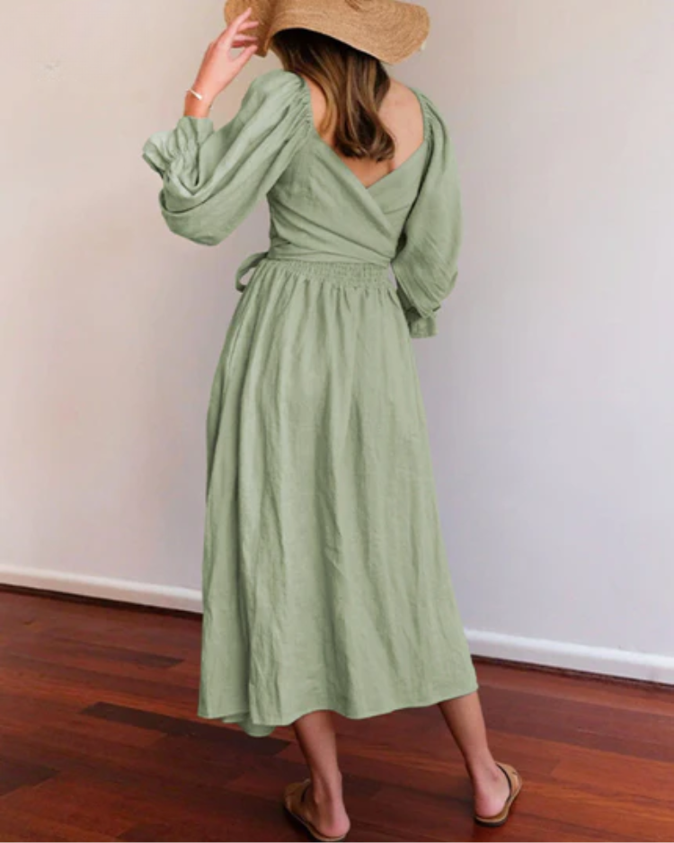 Diana | Kleid mit Rüschenärmeln