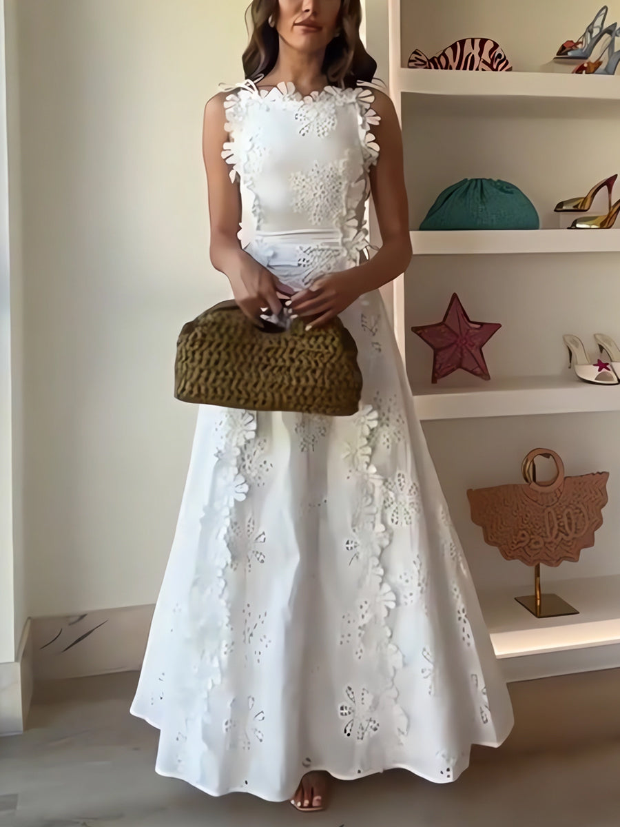 Sylara | Traumhaftes Spitzenschulterkleid