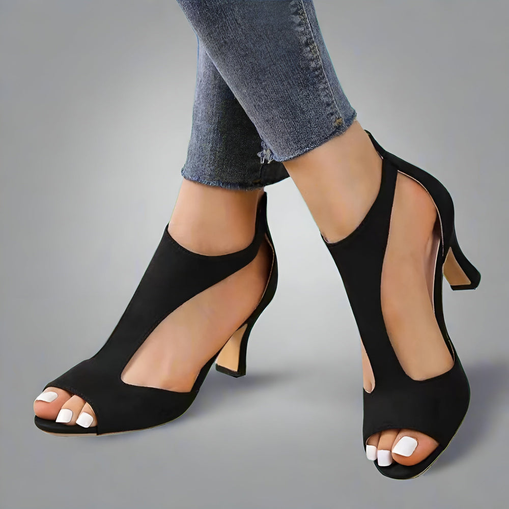 Inger | Eleganta komfortsandaler med klack