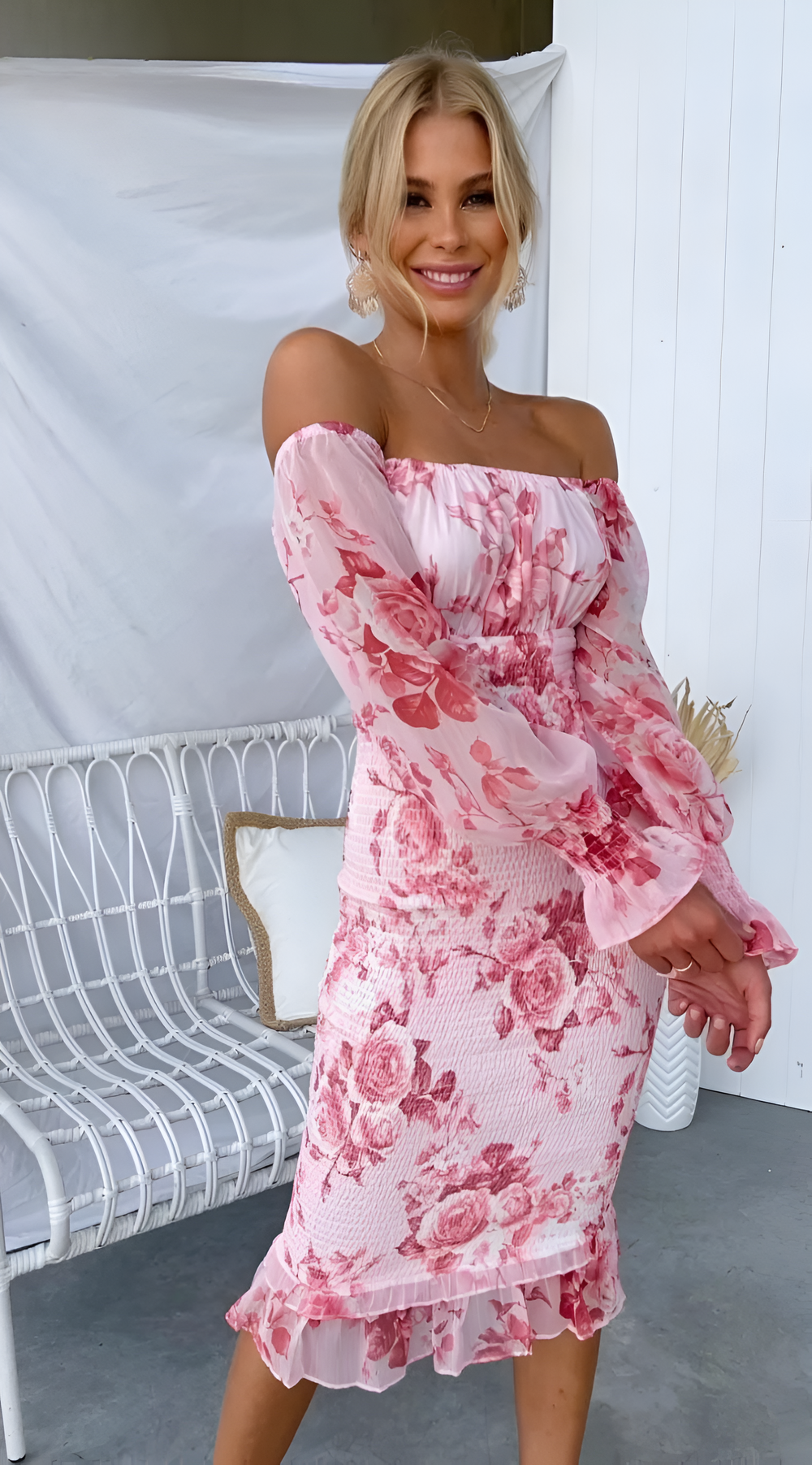 Abigail | Elegantes Kleid mit Blumenmuster