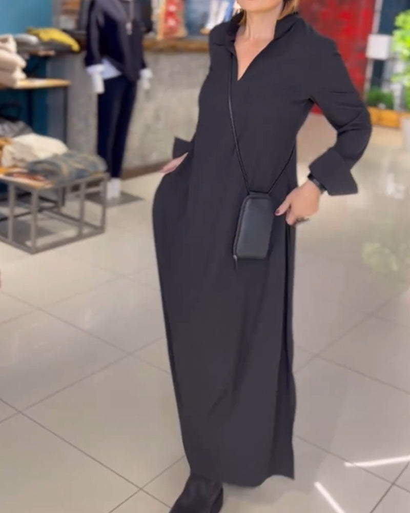 Brandy | Bequemes Kleid mit Schlitzen