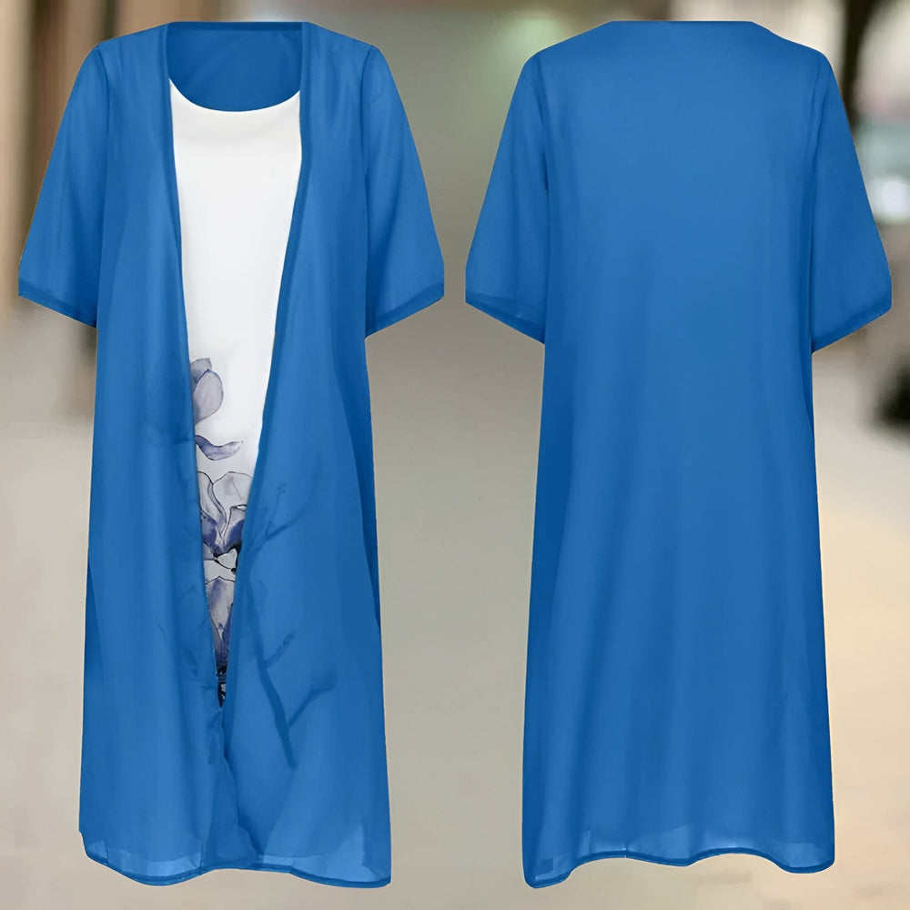 Nova | Elegantes Kleid & Cardigan Set