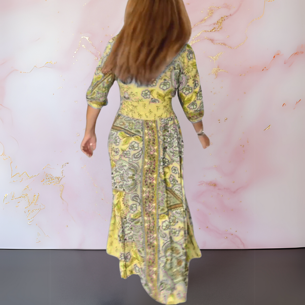Vaida | Elegantes Sommerkleid mit V-Ausschnitt