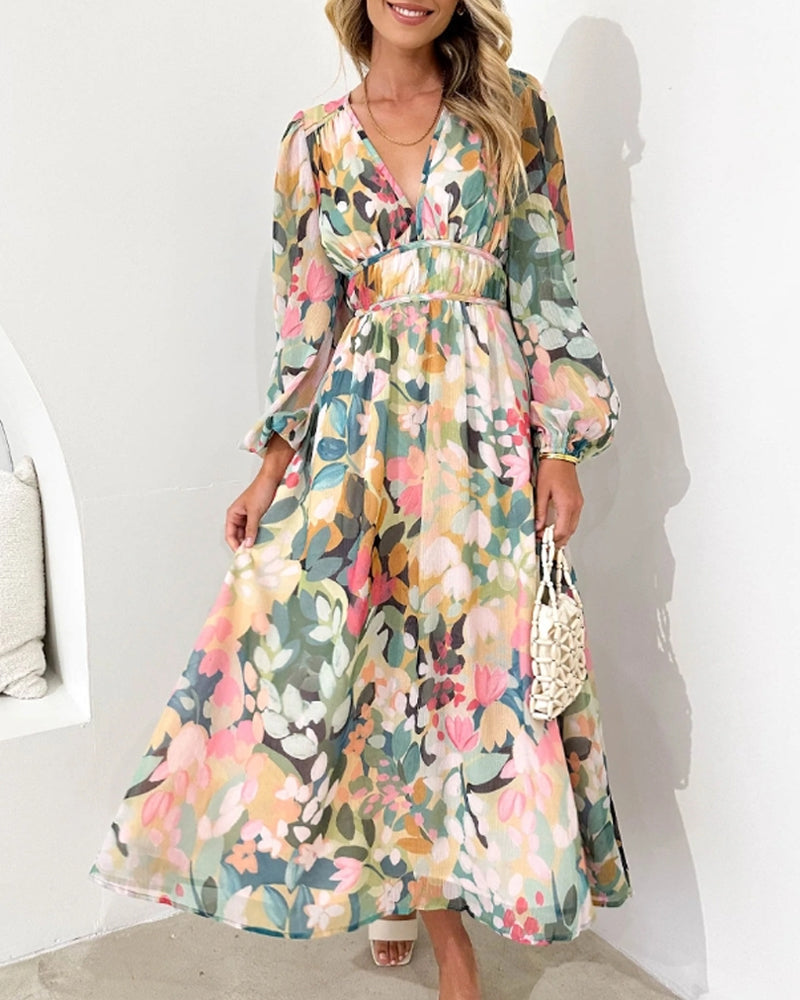 Kiara | Elegantes Kleid mit Blumenmuster