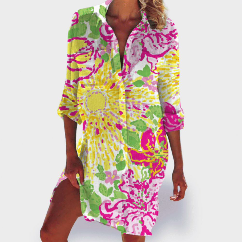 Brigitte | Buntes und leichtes Sommerkleid