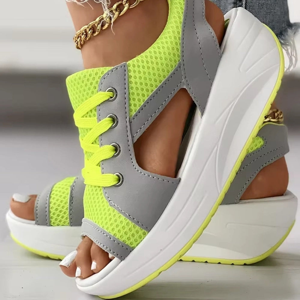 Leah | Strappy Lace Sandals