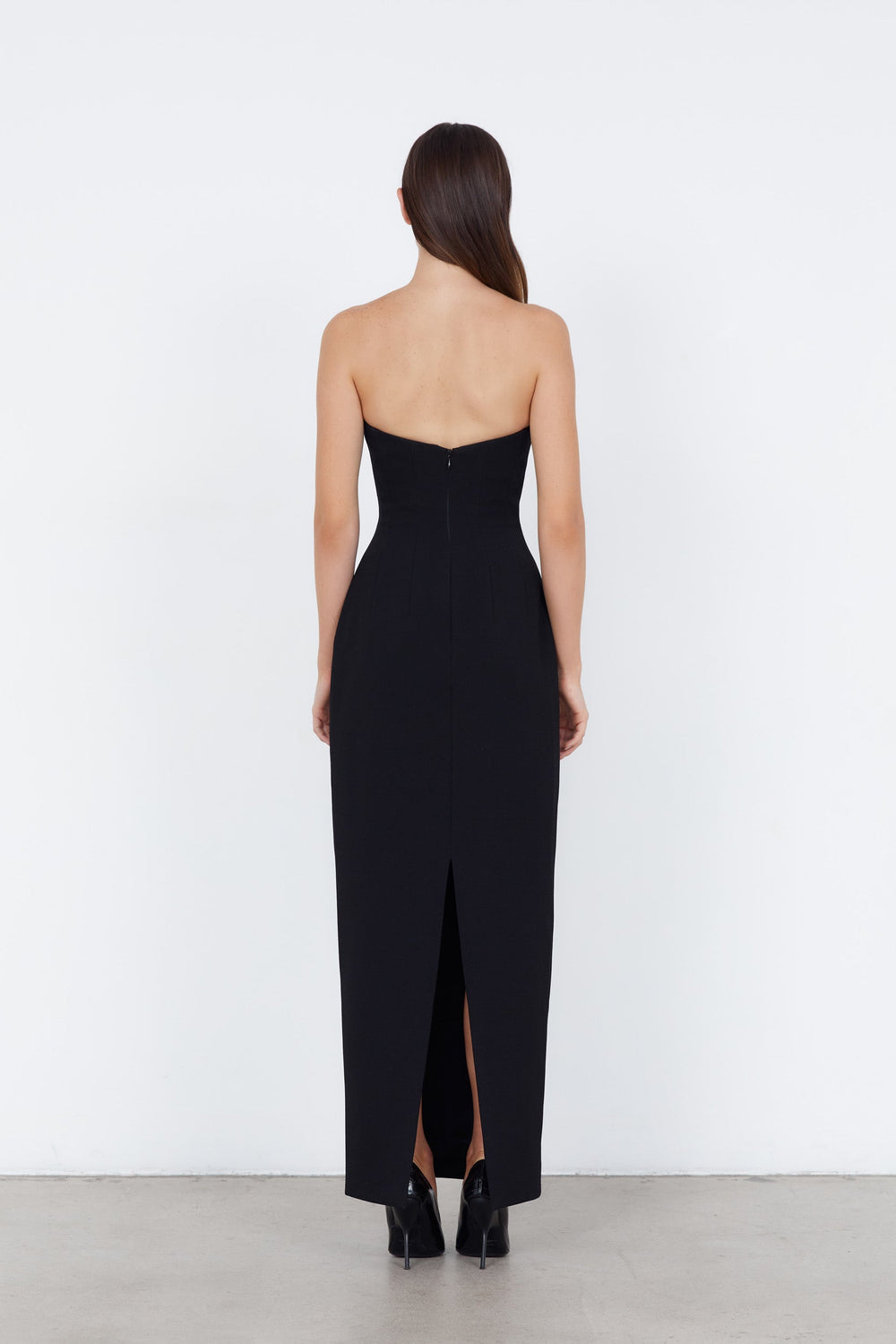 Coriva | Trägerloses Maxikleid