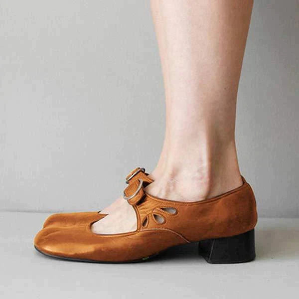 Nava| Lily Leder-Komfortsandalen