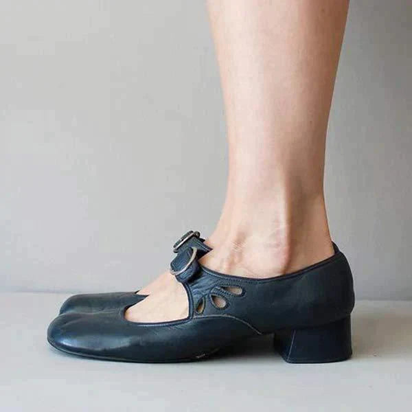 Nava| Lily Leder-Komfortsandalen