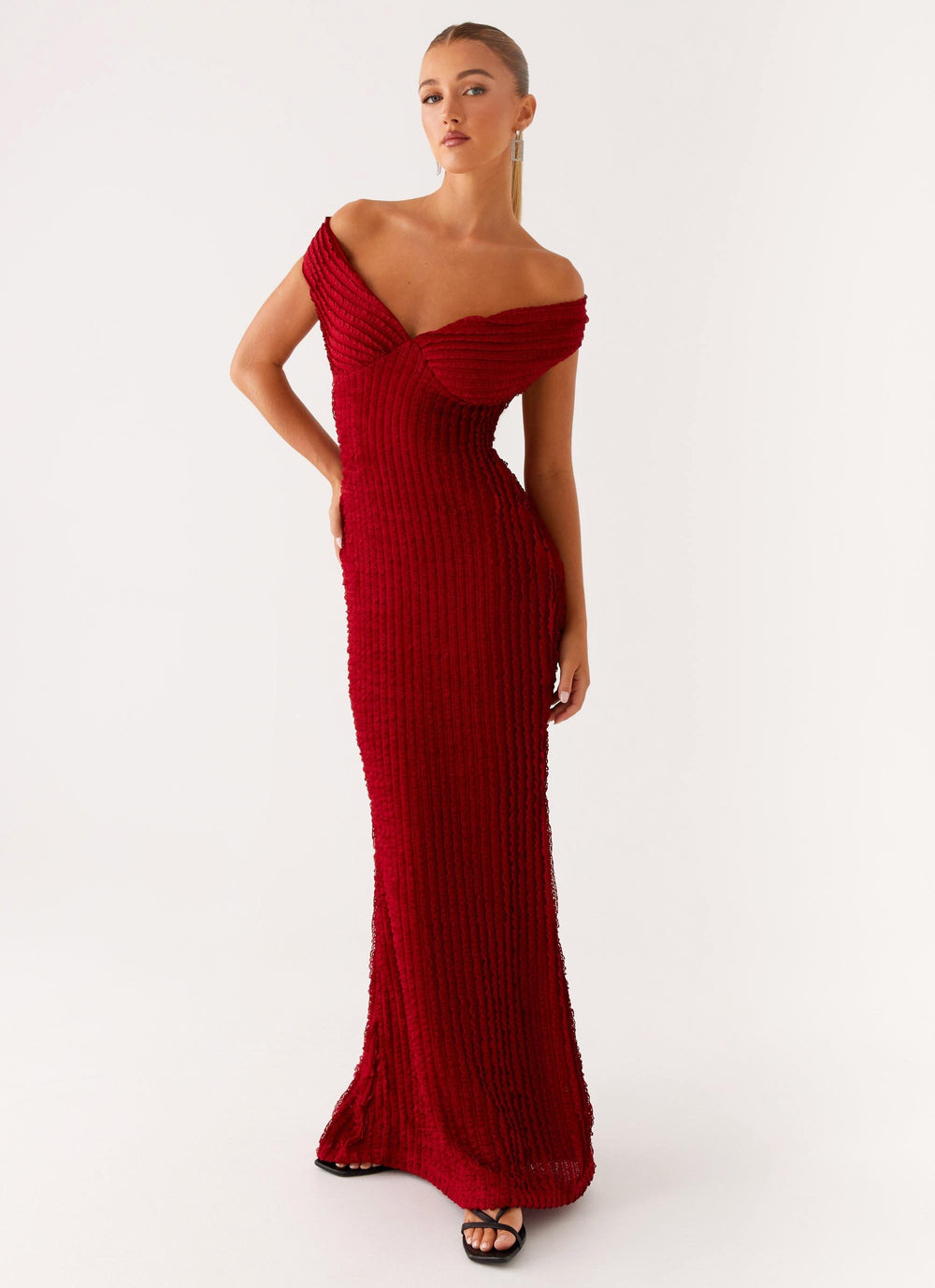 Serina | Schulterfreies Kleid