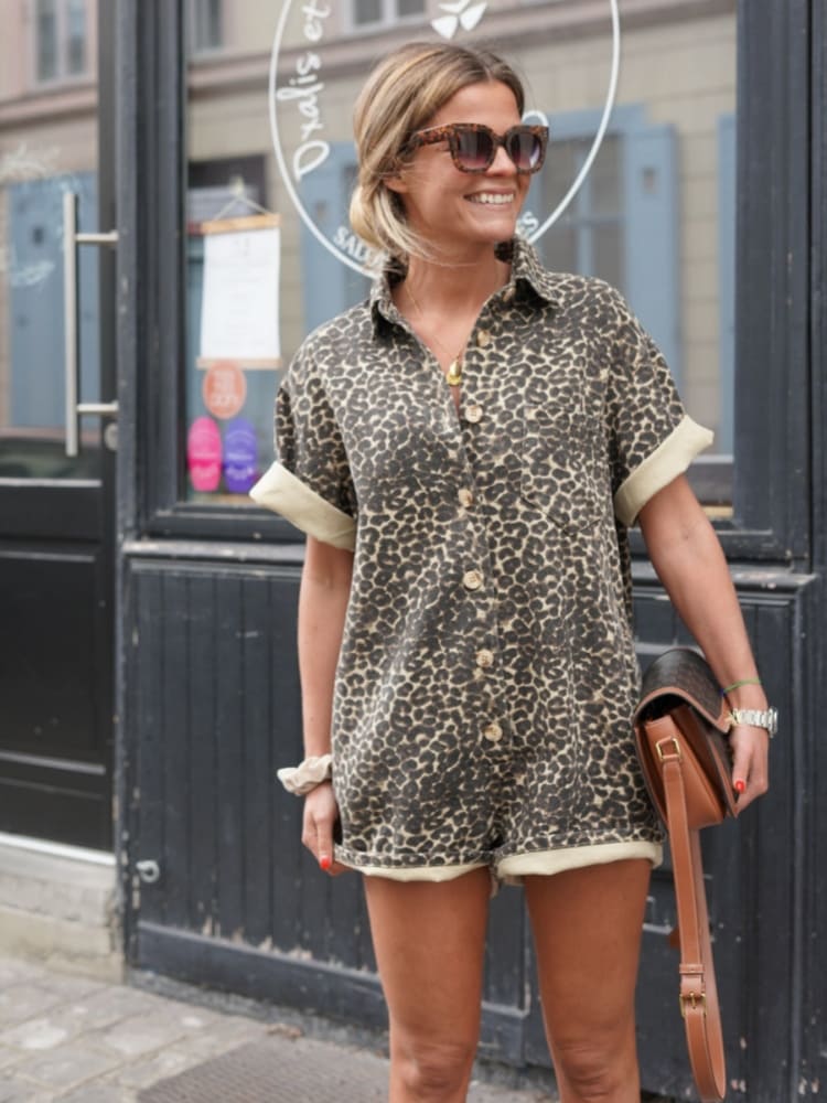 Leslie | Auffälliger Print-Jumpsuit