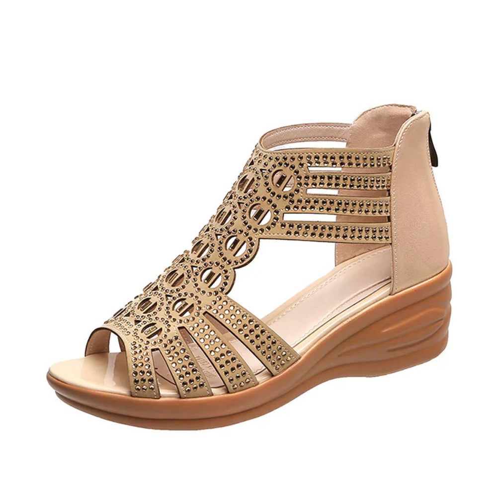 Eln | Ultra-bequeme orthopädische Sandalen mit Absatz