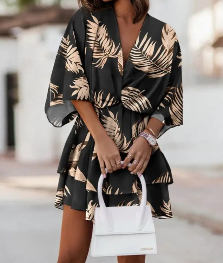 Valeria | Bohemian Blumen-Minidress