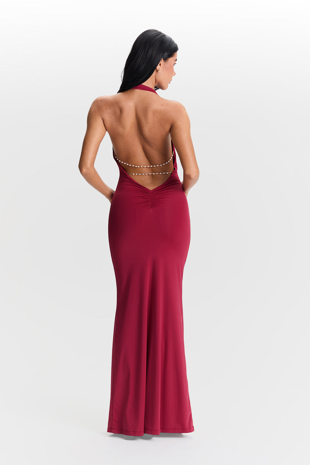 Valeria | Kleid mit Wasserfallausschnitt