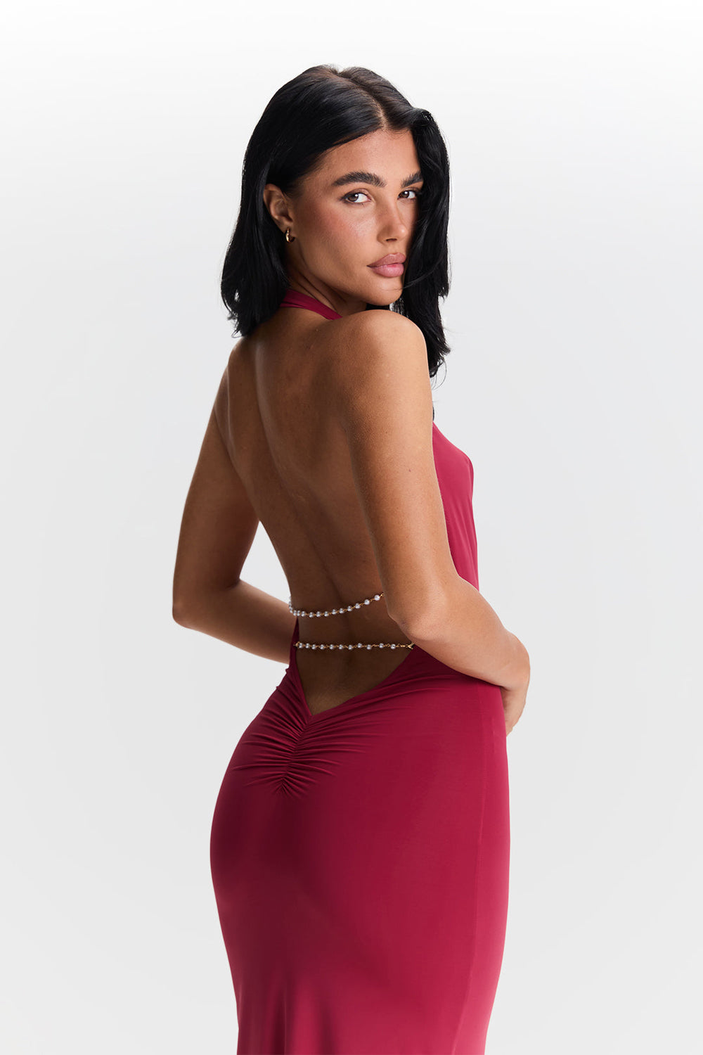 Valeria | Kleid mit Wasserfallausschnitt