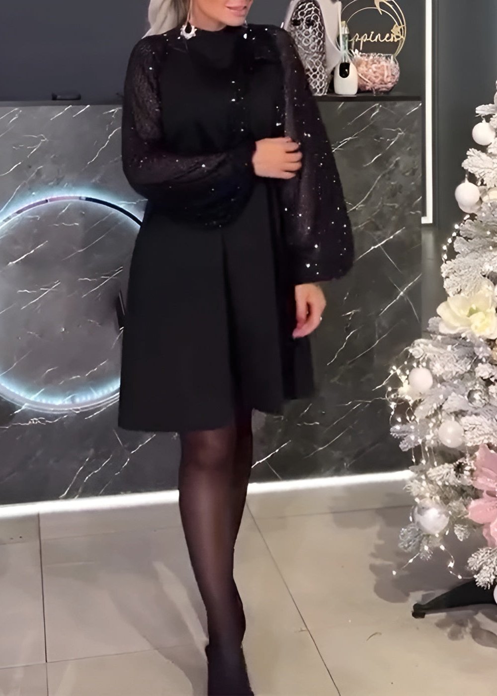 Isla | Pulloverkleid mit langen Ärmeln