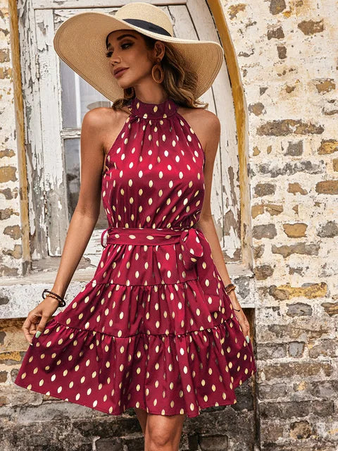 Gina | Gepunktetes Designkleid
