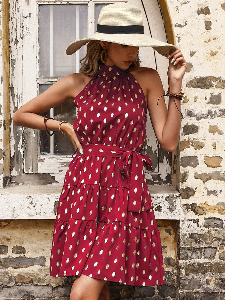 Gina | Gepunktetes Designkleid