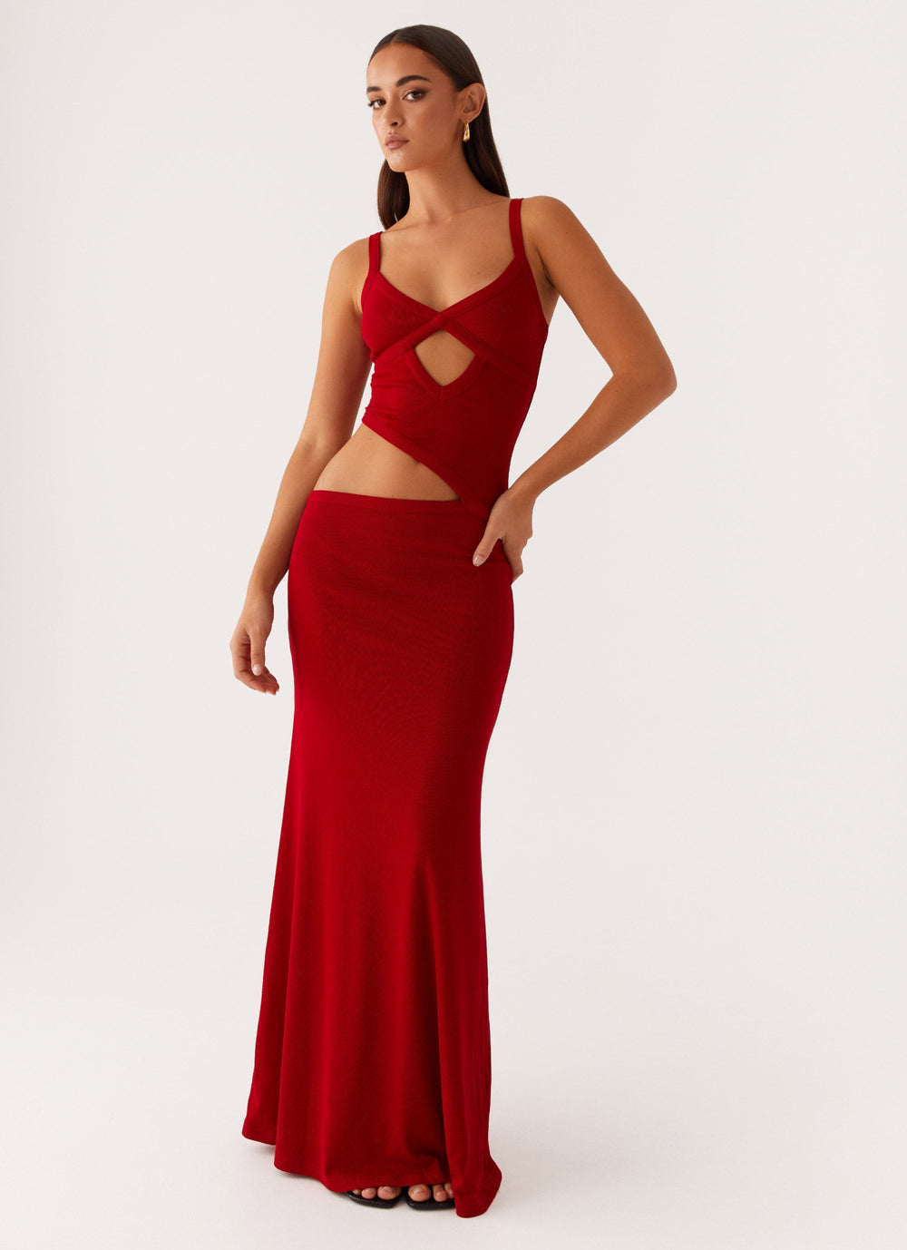 Veltrixon | Strickkleid mit Cut-Outs