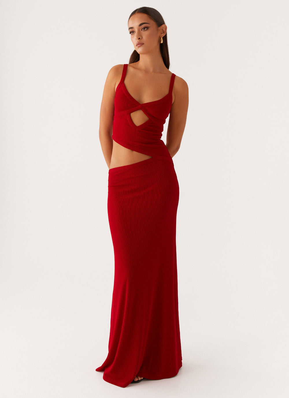 Veltrixon | Strickkleid mit Cut-Outs