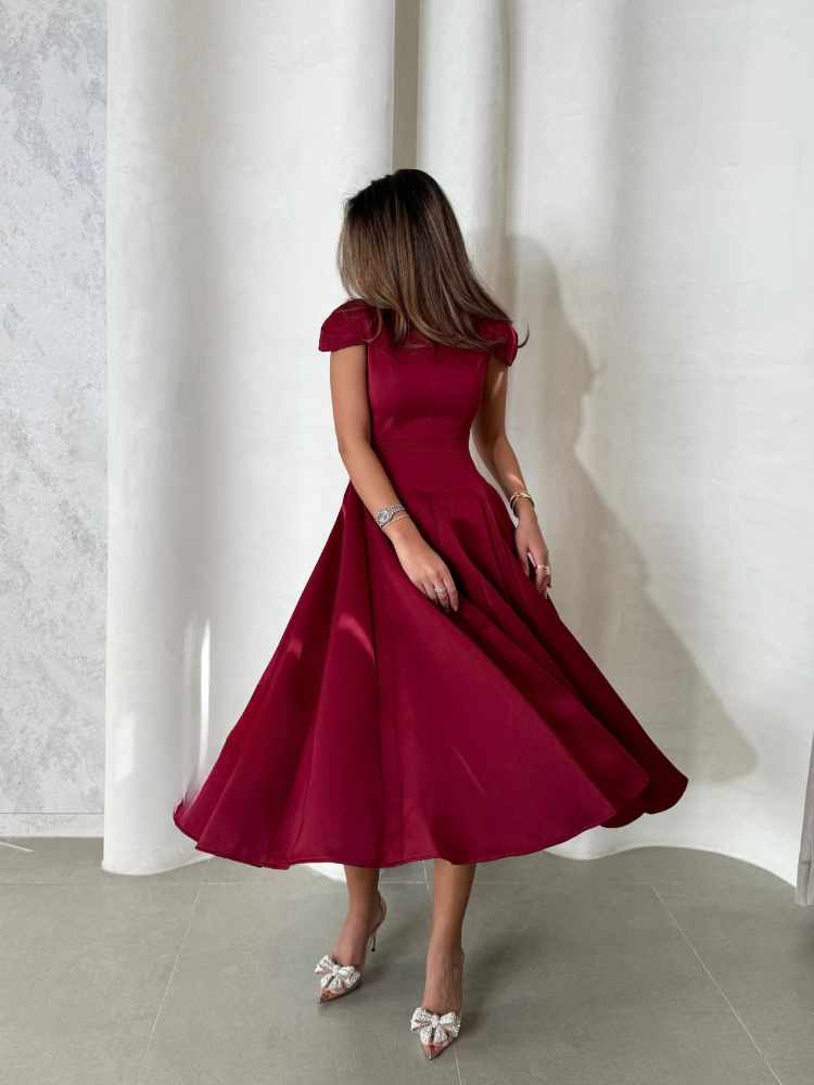 Elora | Plissiertes Midikleid